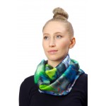 Снуд RainBlue шелк\шерсть    